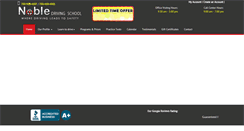 Desktop Screenshot of nobledrivingschool.com